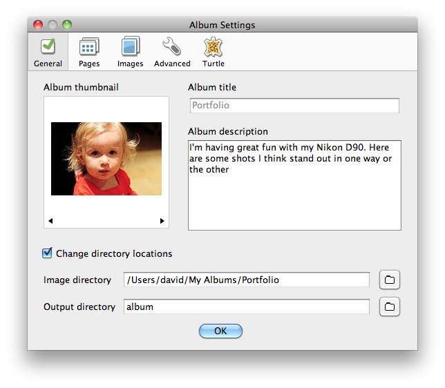 album-settings